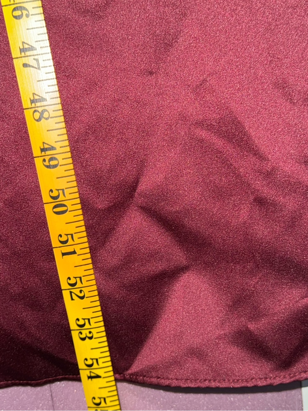 Y2K Michaelangelo Vintage Burgundy Satin A-line Formal Gown Maxi Dress Women Sz8 - Picture 11 of 11